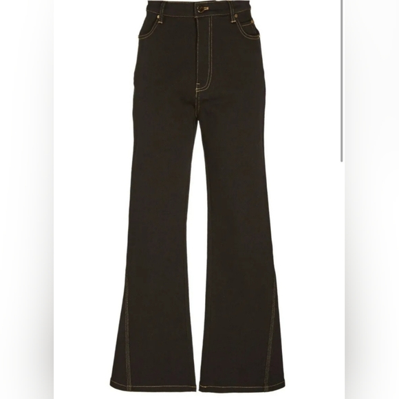 ACLER Lewis Denim Jean Flared Leg High Waist Size 6 NWT - Picture 2 of 4